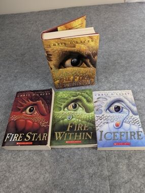Fire Series Book Set Lot  —includes First Edition Hardcover D'lacey